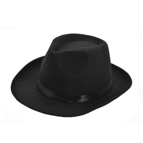 Bristol Novelty Unisex Adults Felt Wool Gangster Hat