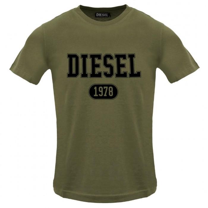 Diesel Mens Deep Depths Varsity Logo T-Shirt