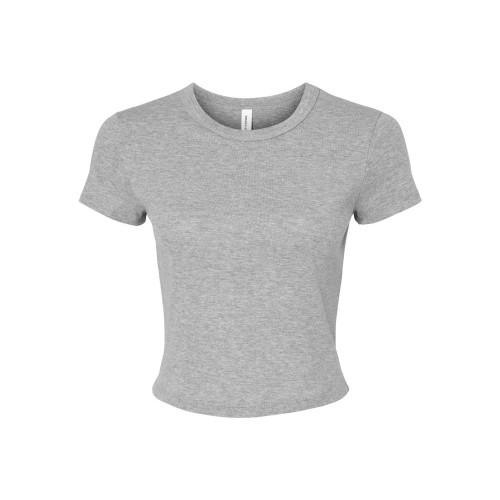 Bella + Canvas Womens/Ladies Heather Crop Top