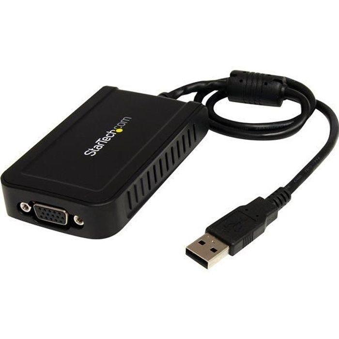 USB 2.0 To VGA Video Adapter - STARTECH - External Graphics Card - 1920x1200 - M/F - 32MB DDR