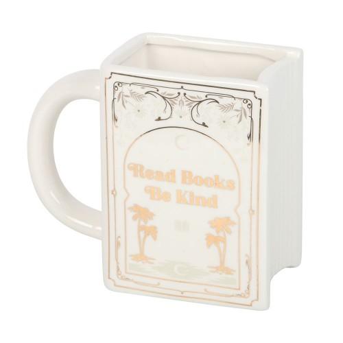 Something Different Read Books Be Kind Shaped Mug