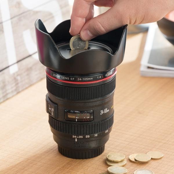 Piggy Bank Camera Lens